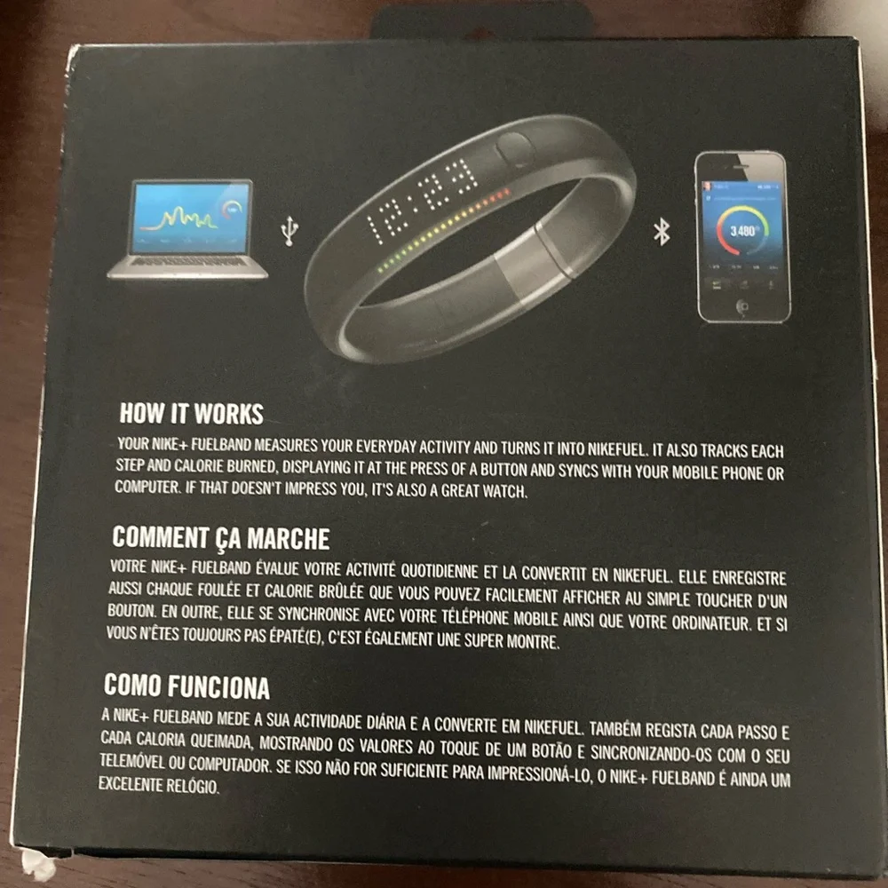 Nike+ FuelBand Black with LED Display